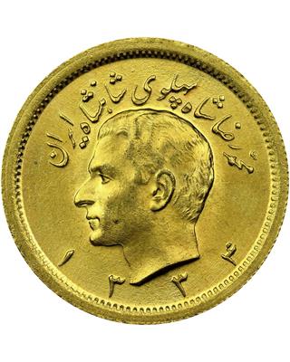 One Pahlavi Gold Coin